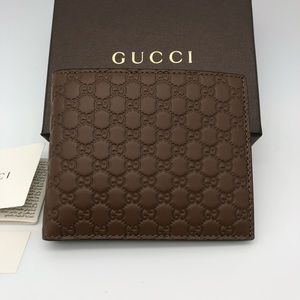 GUCCI GG Men's Compact Bifold Wallet